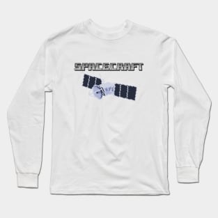 Spacecraft Pixels Long Sleeve T-Shirt